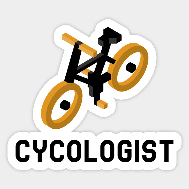 Cycologist Sticker by Jitesh Kundra